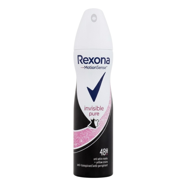 Déodorant Anti-transpirant Spray Rexona Invisible Pure Femme – 200 ml
