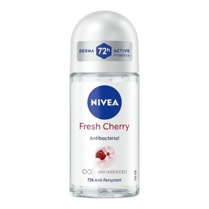 NIVEA Fresh Cherry Antibacterial 72h Anti-Perspirant Roll-on 50ml .
