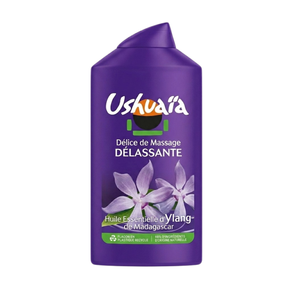 1780002441510 Ushuaïa Douche Massage Délassante - Huile Essentielle d'Ylang de Madagascar 300 ml.