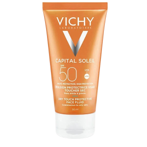 Vichy Capital Soleil (Emulsion Protectrice Visage Toucher Sec)  50ml