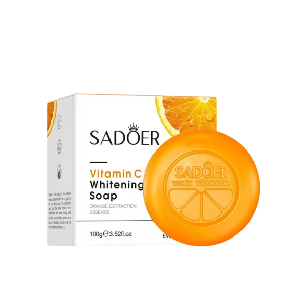Sadoer Vitamin C Whitening Soap (Orange Extraction Essence) ​ : 100g