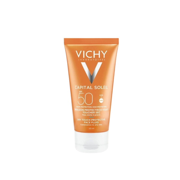 Vichy Capital Soleil (Emulsion Protectrice Visage Toucher Sec)  50ml