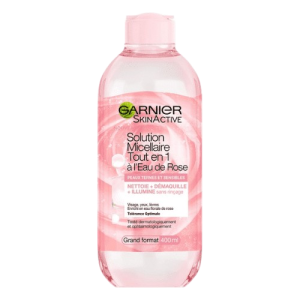 Garnier Solution Micellaire Tout en 1 à l'Eau de Rose ​Poids : 400 ml