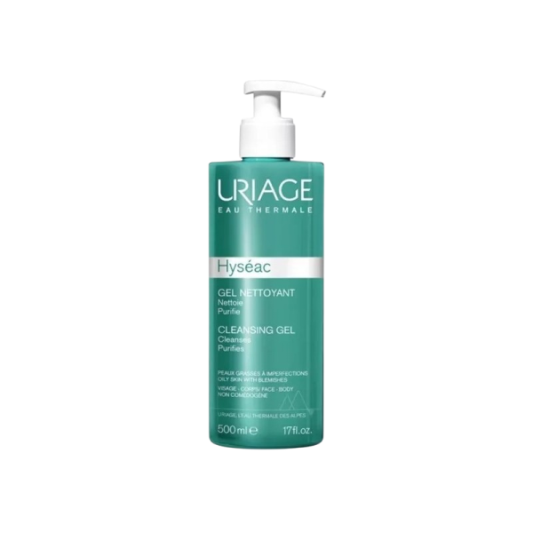 hyseac-gel-nettoyant-500ml Gel Nettoyant Hyséac (Uriage) Poids / Volume : 500 ml